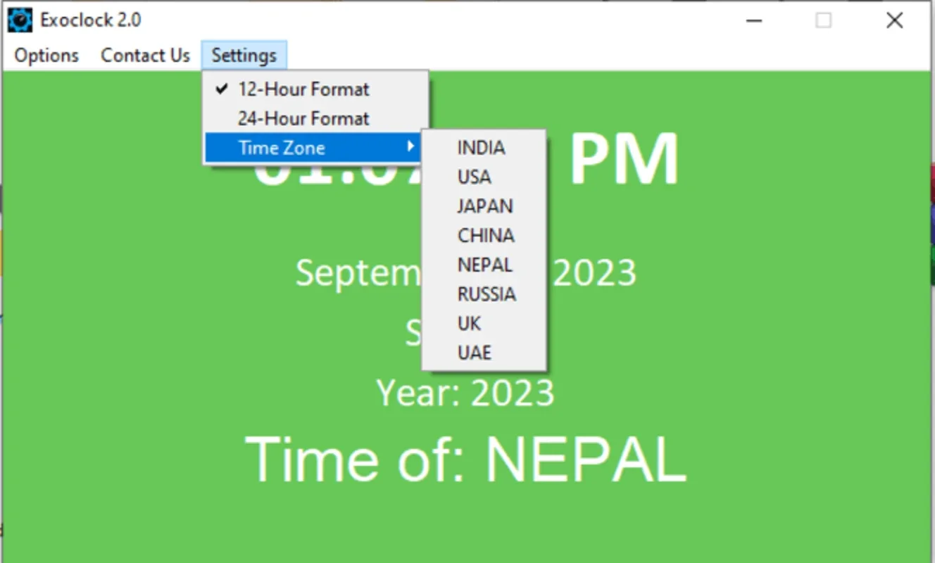 Exoclock 2.0 for Windows - Customizable Timekeeping