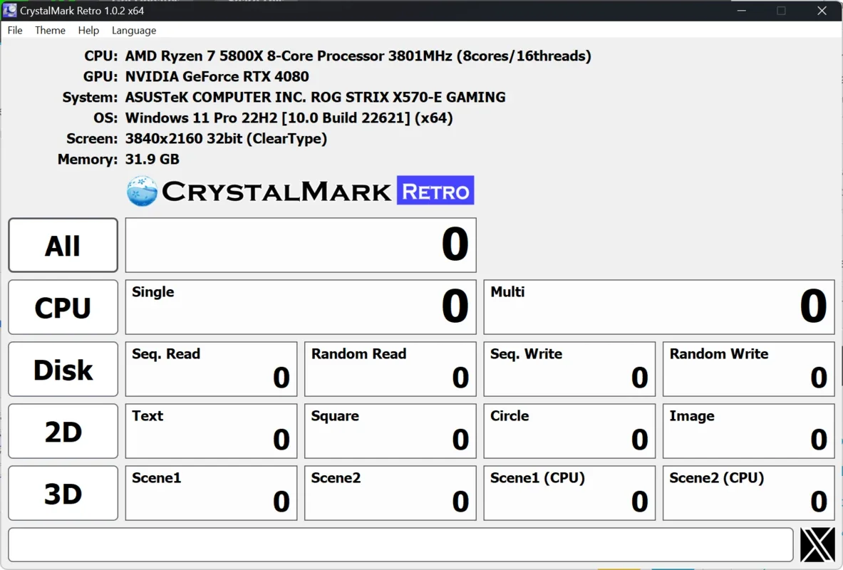 CrystalMark Retro for Windows - Performance Testing Tool