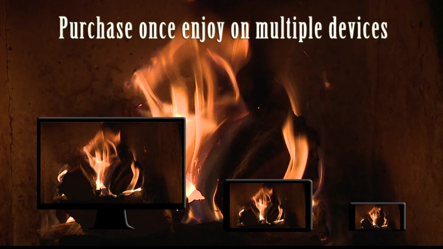 Virtual Fireplace for Android - Customizable Relaxation