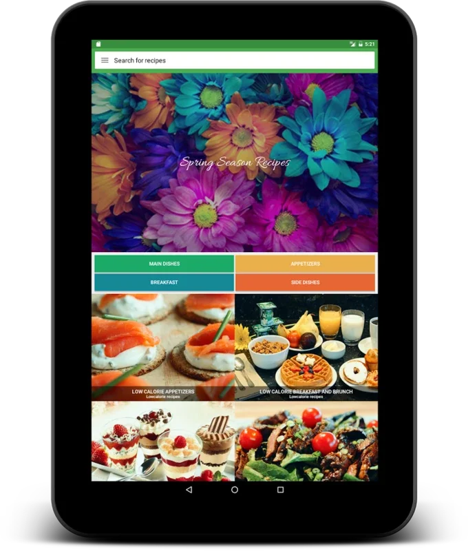 Low Calorie Recipes for Android: Discover Healthy Meals