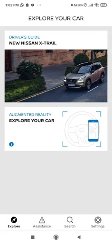 NISSAN Driver’s Guide for Android - Enhancing Vehicle Understanding