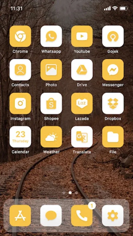 Golden White Theme for Android - Transform Your Device