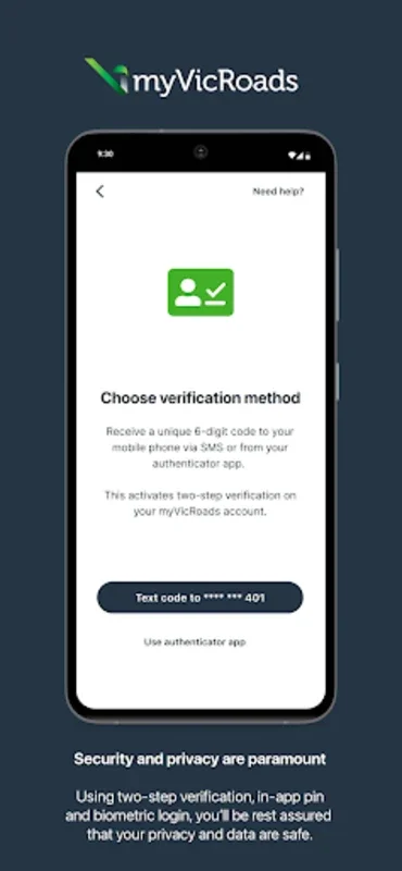 myVicRoads for Android: Secure Digital Driver Licence