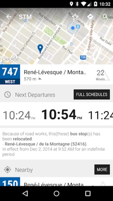 MonTransit STM Bus (Montreal) for Android: Comprehensive Transit Information