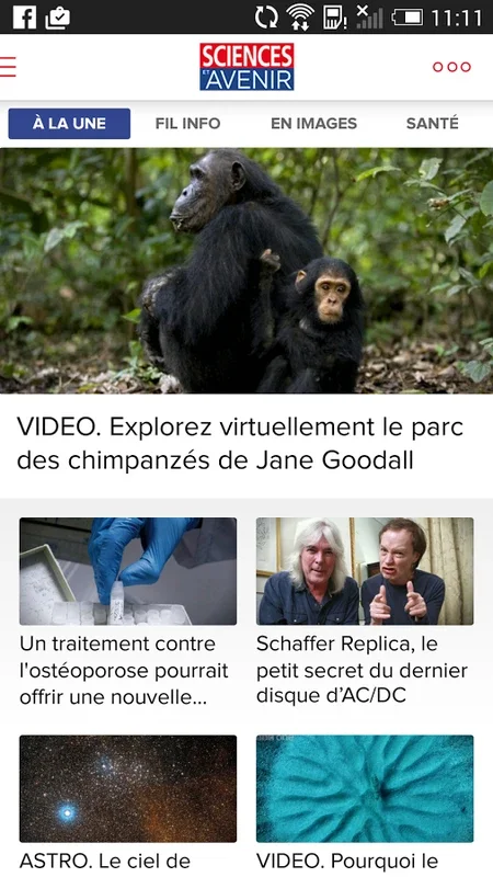 Sciences Et Avenir for Android - Explore Scientific Discoveries