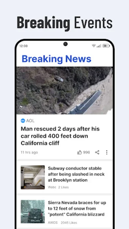 Zip News for Android - Personalized News & Weather