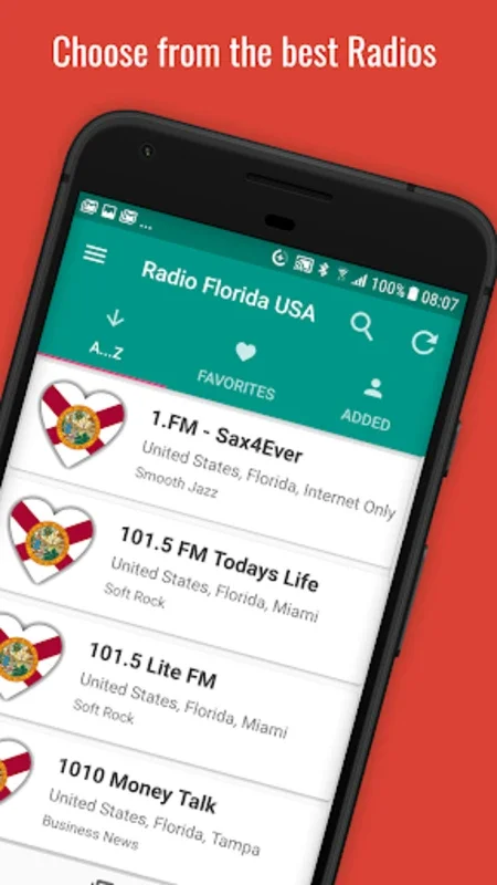 Florida Radio Stations for Android - Enjoy Diverse Content