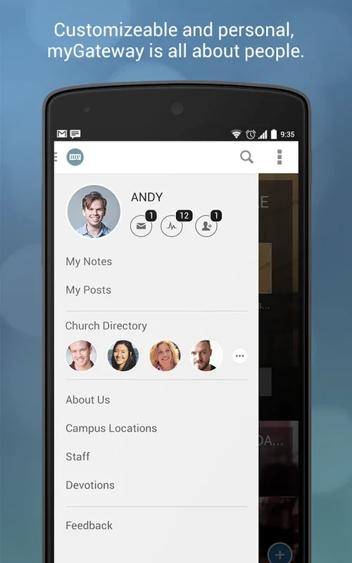 myGateway for Android - Connect with Gateway Church on Your Device