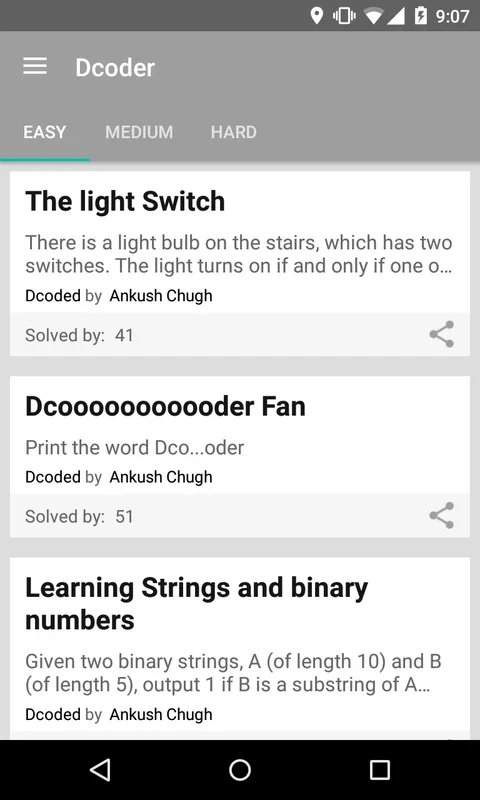 Dcoder: Learn to Program on Android