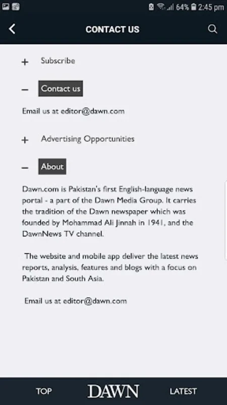 Dawn - Official Mobile App for Android - Stay Updated with News