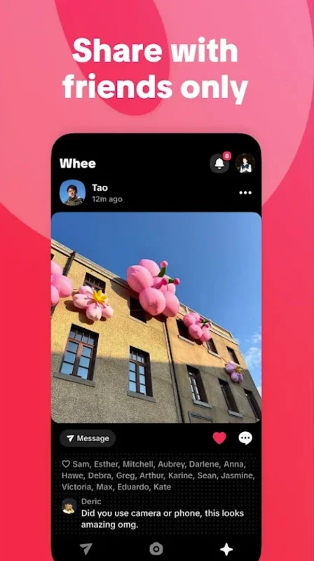 Whee for Android - Share Life's Moments with Exclusive Friends