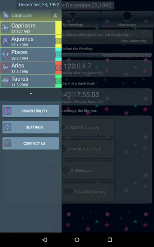 Horoscope of the Century for Android - Daily Insights