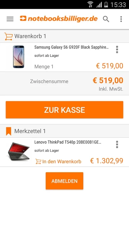 notebooksbilliger.de for Android - Unbeatable Deals & Wide Selection