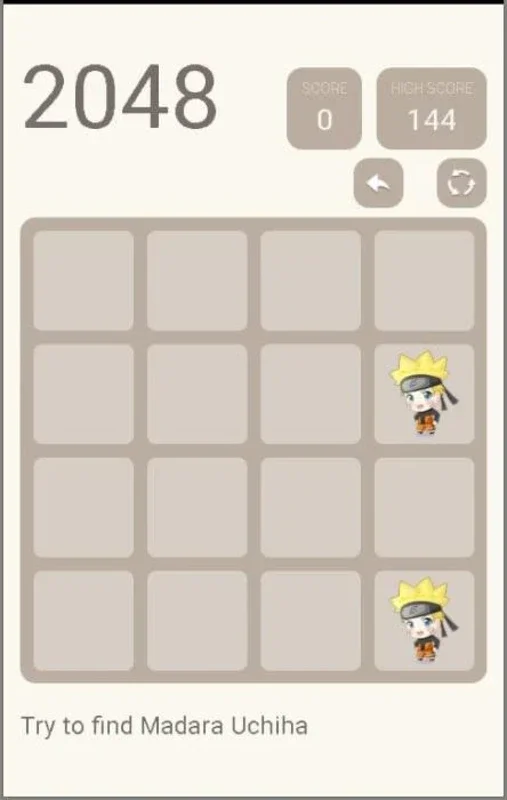 Naruto 2048 for Android - Enjoy Endless Puzzle Challenges