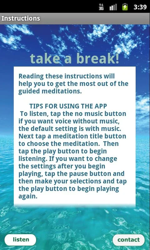 Take a Break! for Android - Stress-Relieving App