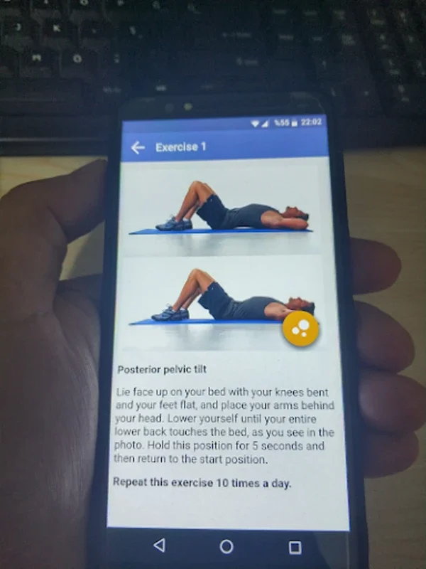 Sciatica Pain Exercises for Android: Alleviate Discomfort