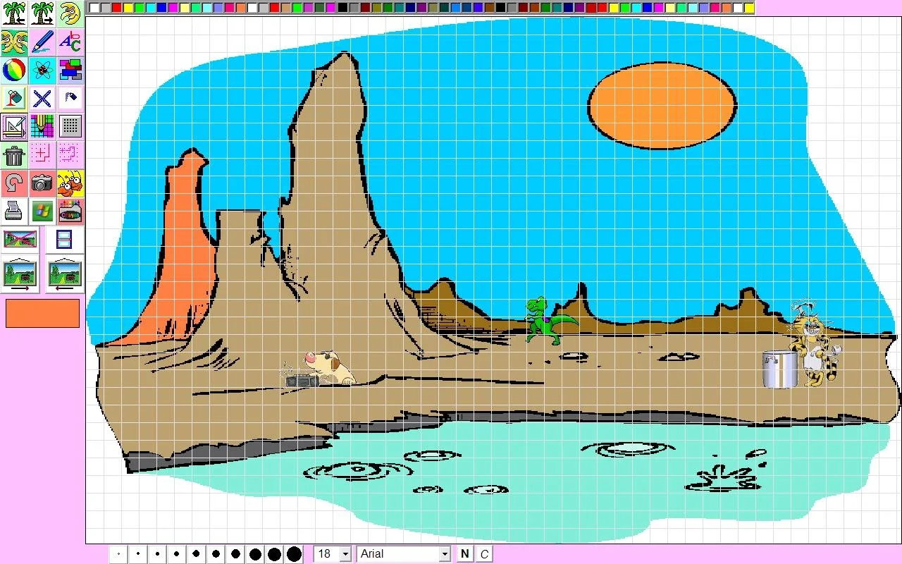 MegaPik for Windows - Free Drawing Program for Kids