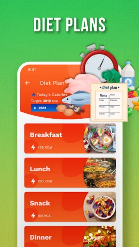 Weight Gain: 30 Days Diet Plan for Android - Achieve Healthy Weight Gain