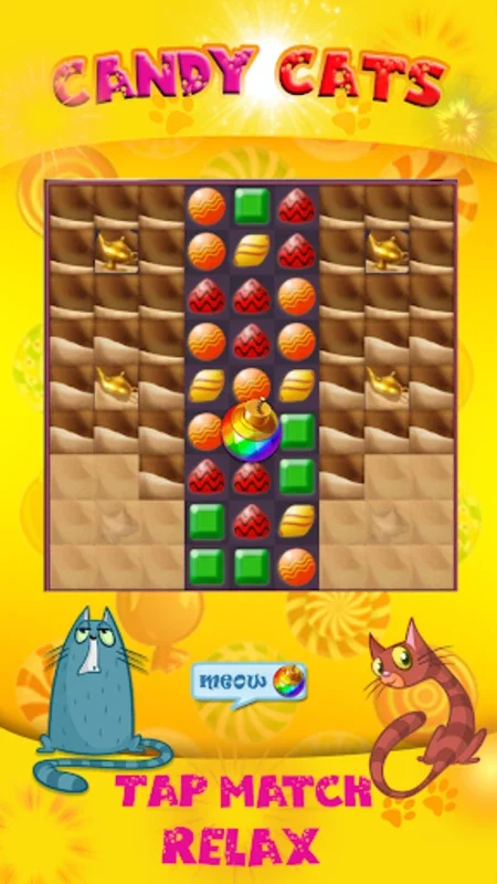 Candy Cats: Match 3 Puzzle for Android - Engaging Puzzle Fun