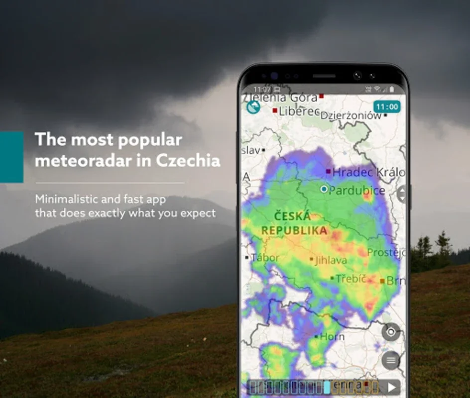 Meteoradar for Android - Stay Informed About Czech Weather