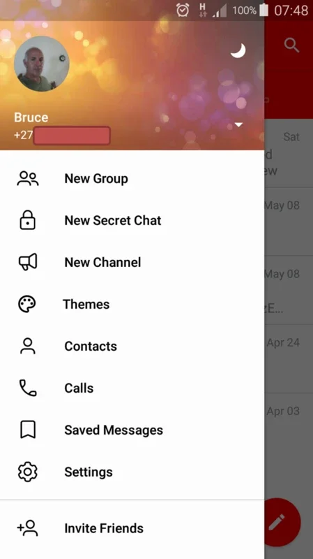 Red Circle Messenger for Android: Quick Text Sharing