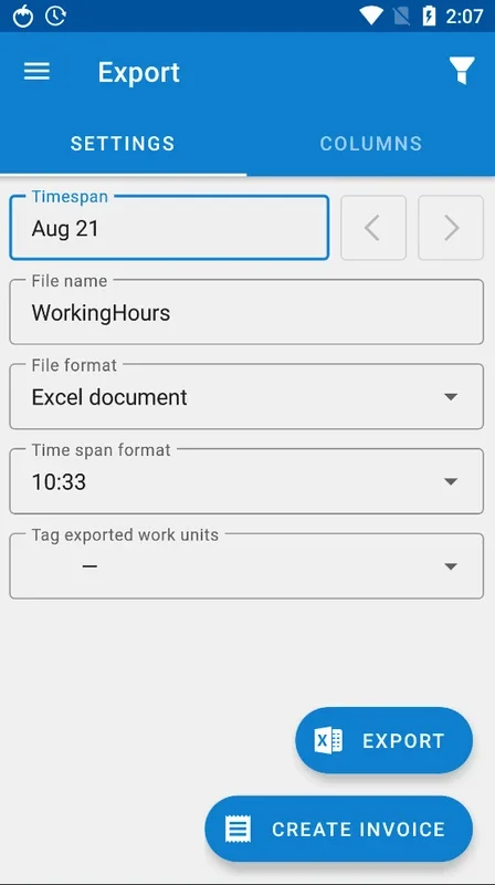 WorkingHours — Time Tracking for Android - Boost Your Productivity