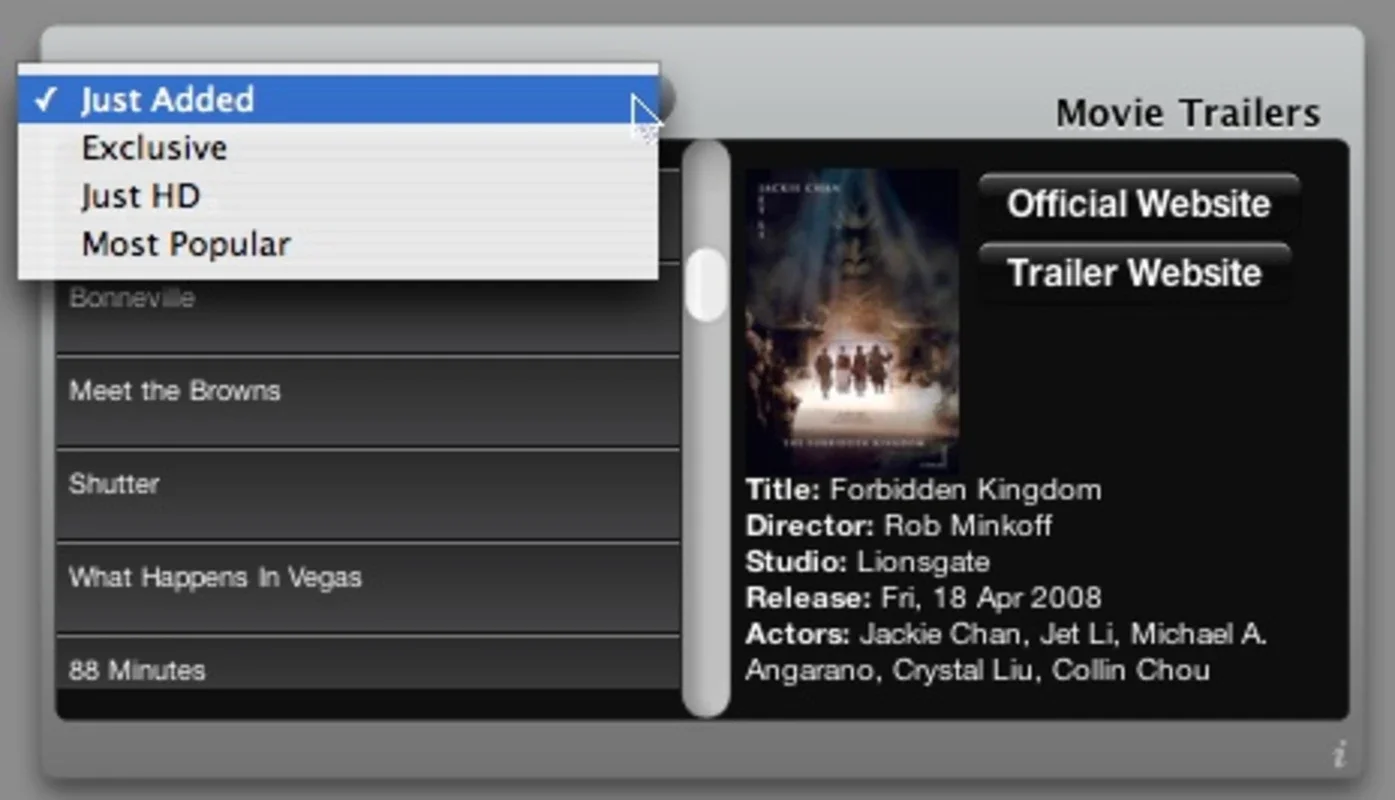 Movie Trailers for Mac - Enhance Your Movie Experience