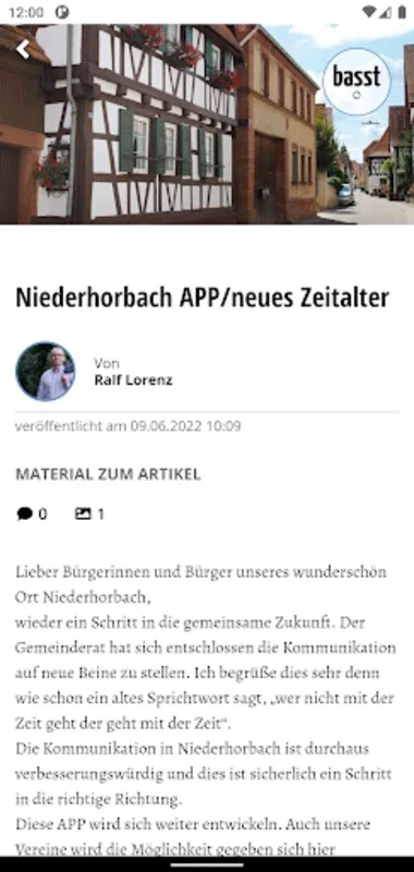 Niederhorbach for Android: Stay Connected to Village Life