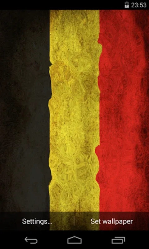 Magic Flag: Belgium for Android - A Patriotic Live Wallpaper