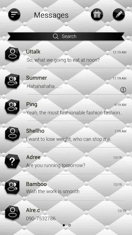 Black and White for Android - Transform Your Messaging