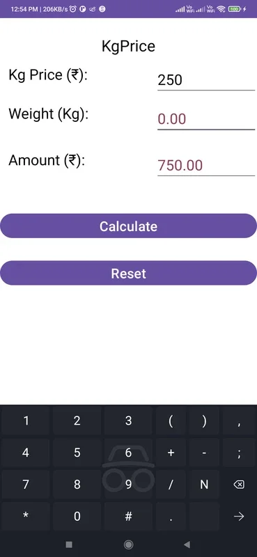 KgCal for Android: The Ultimate Weight-to-Price Converter