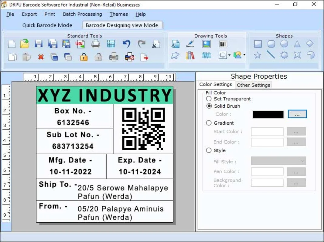 Warehousing Barcode Creating Software for Windows - Streamline Warehouse Management